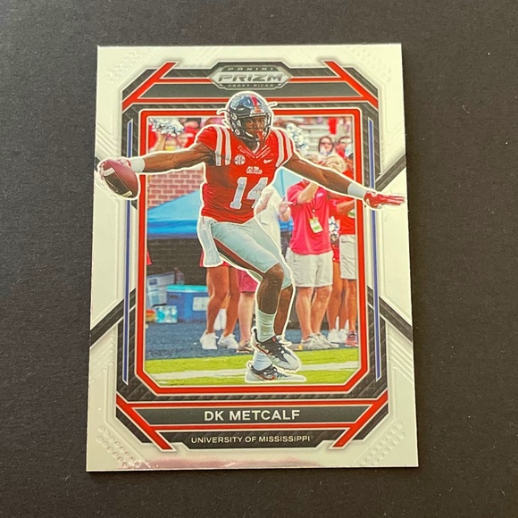DK Metcalf: Ole Miss Rebels, University of Mississippi, 2023 Panini-Prizm Draft - Picture 1 of 2